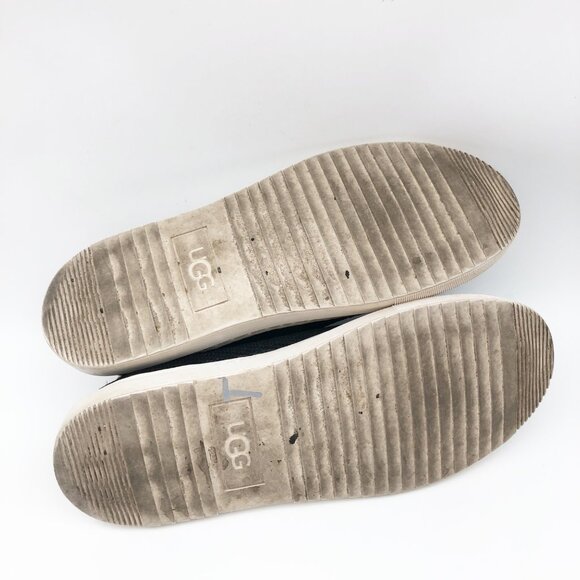 UGG Alameda Sammy Black Stretch Knit Slip On Sneakers Womens 7 - Picture 10 of 10